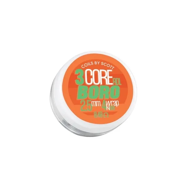 3-Core Boro Alien RDL 0.40Ω Ni80 (2kom) – Coils by Scott