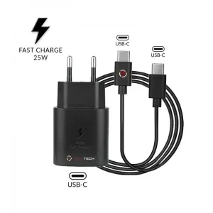 Adapter za Brzo Punjenje 25W USB-C (M) na USB-C (M) 1m – Fumytech