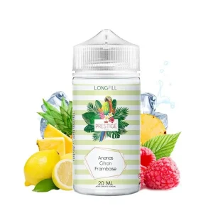 Aroma Ananas Citron Framboise 0mg 20/120ml – Prestige Fruits LongFill