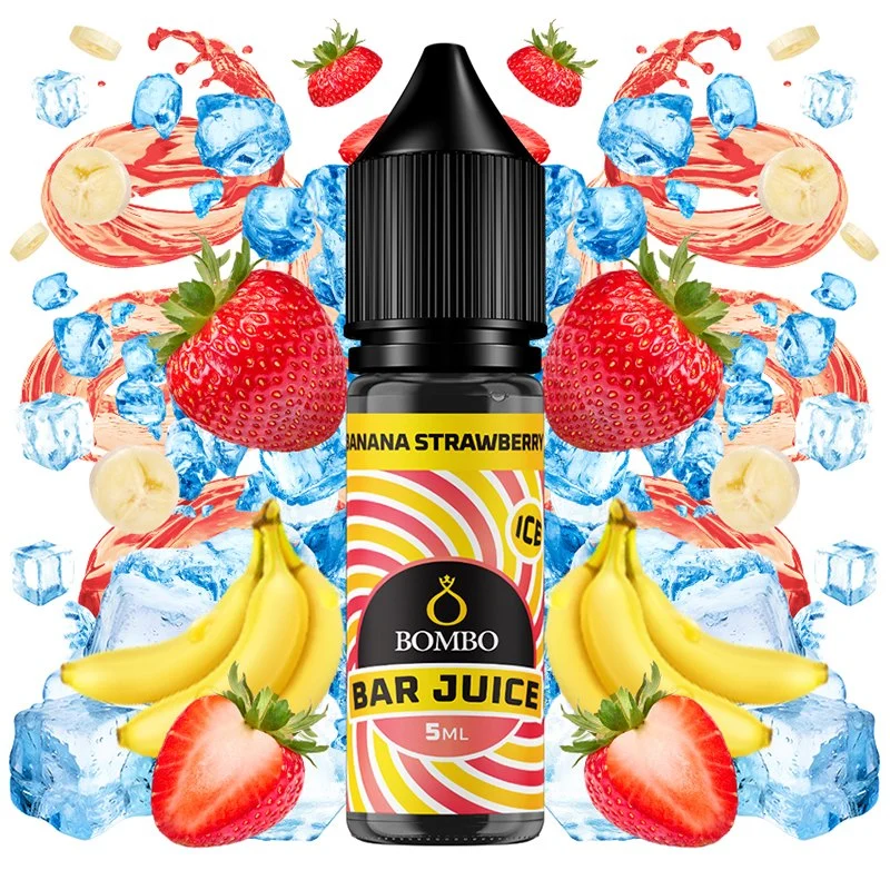 Aroma Banana Strawberry Ice 5ml/15ml (Minilongfill) – Bar Juice by Bombo