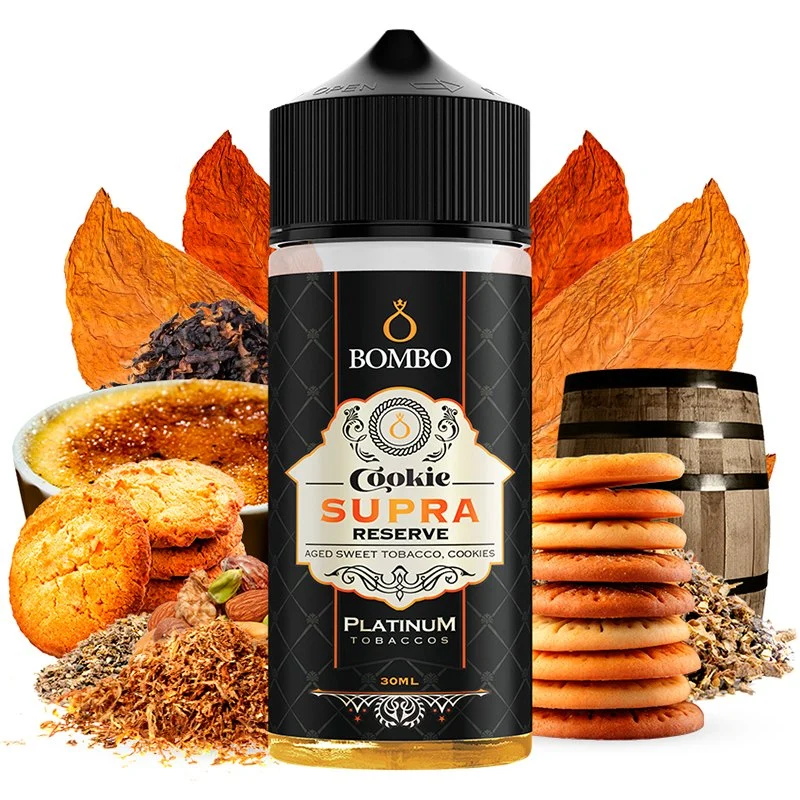 Aroma Cookie Supra Reserve 30ml (Longfill) – Platinum Tobaccos by Bombo