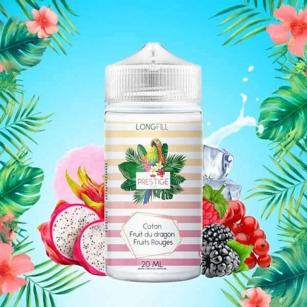Aroma Cotton Candy Fruit du Dragon Fruits Rouges 0mg 20/120ml – Prestige Fruits LongFill - Image 2
