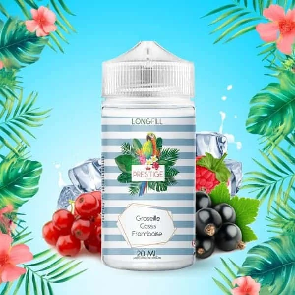 Aroma Groseille Cassis Framboise 0mg 20/120ml – Prestige Fruits LongFill - Image 2