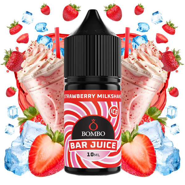 Aroma Strawberry Milkshake Ice 10ml/30ml (Minilongfill) – Bar Juice by Bombo