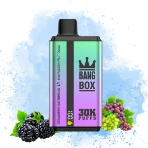 Bang Box Blue Razz lce & Double Grape aroma