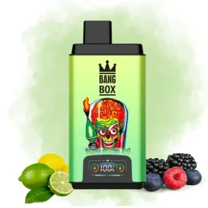 Bang Box Blue Razz lce & Lemeon Lime okus