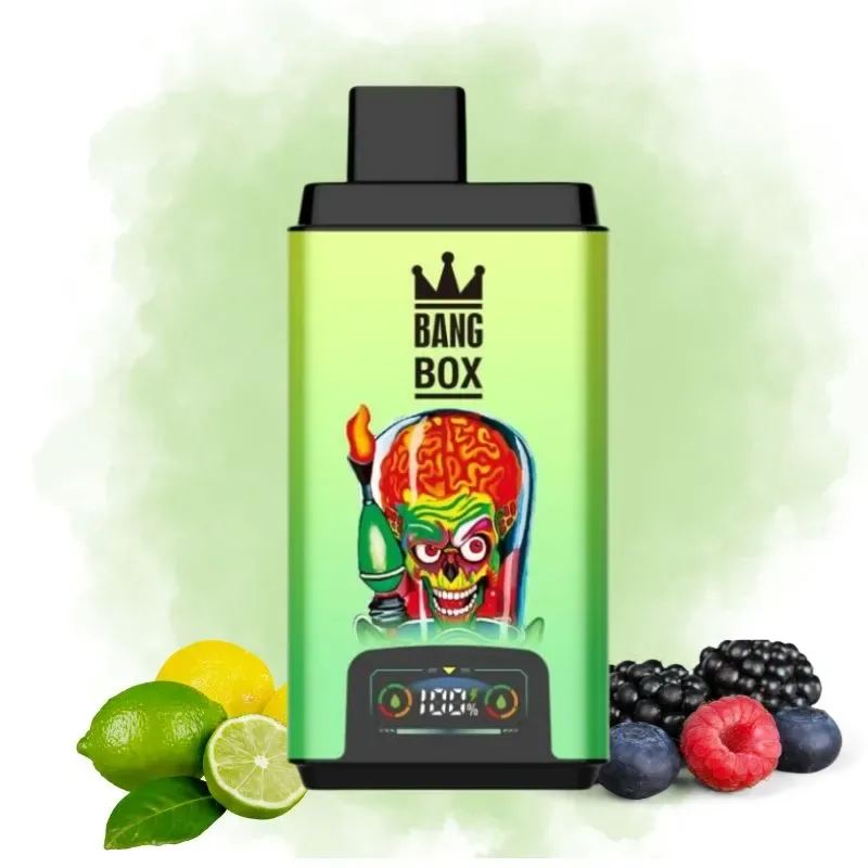 Bang Box Blue Razz lce & Lemeon Lime okus