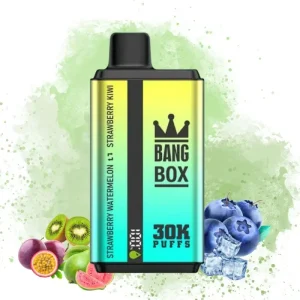 Bang Box Blueberry lce & Kiwi Passion Fruit Guava aroma