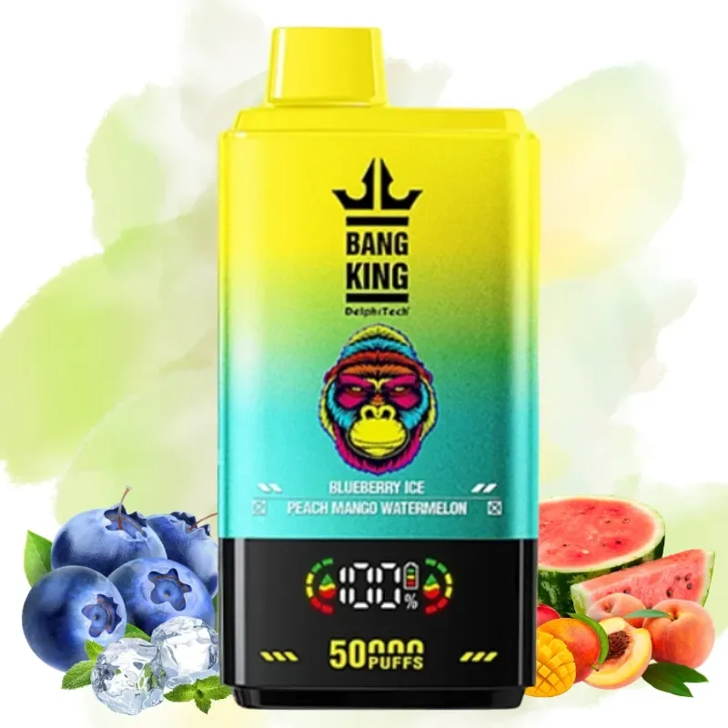Bang King Blueberry Ice/ Peach Mango Watermelon Vape