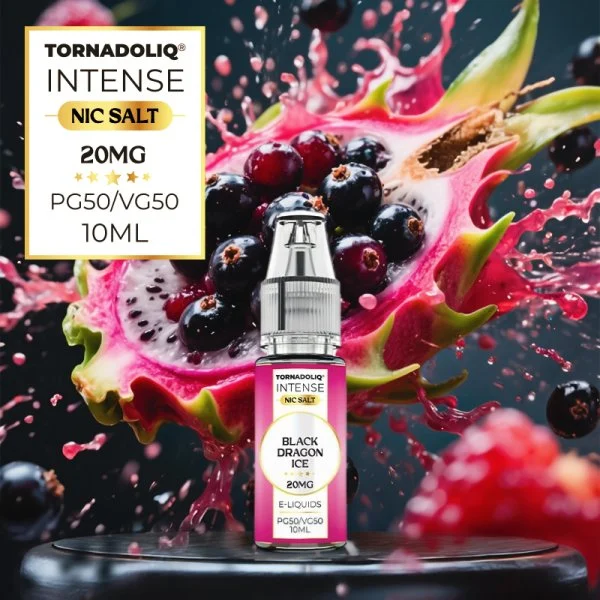 Black Dragon Ice Nic Salts 10ml – Intense by Tornadoliq - Image 2
