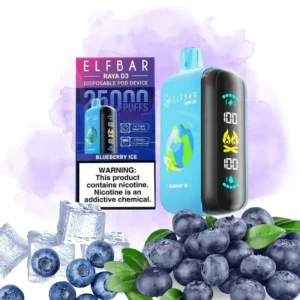 Elf Bar okus Blueberry lce