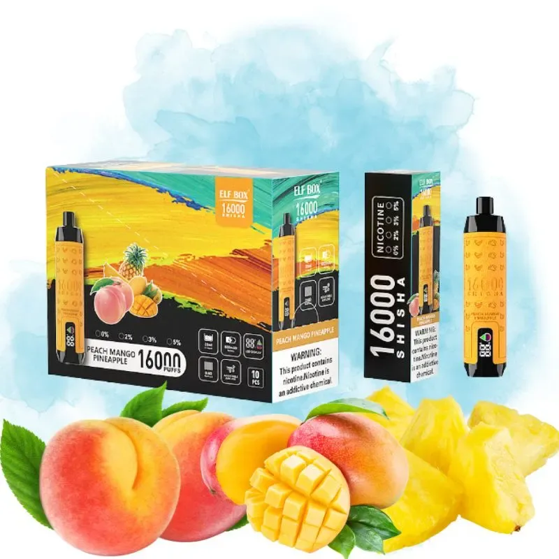 ELF BOX Peach Mango Pineapple okus