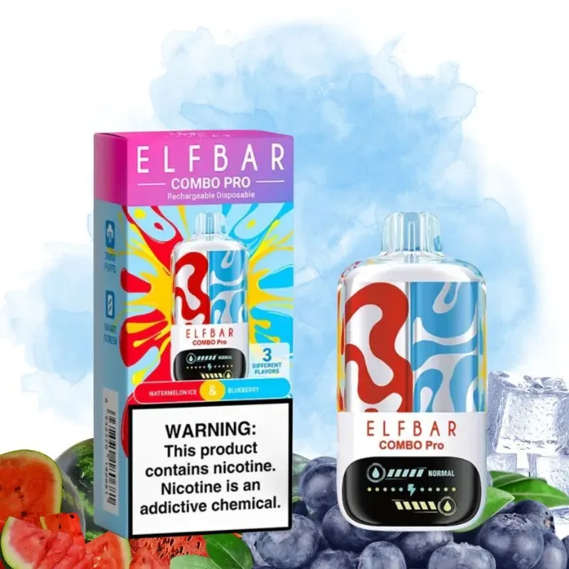 ELFBAR Watermelon Ice + Blueberry Vape