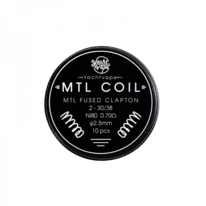 MTL Fused Clapton 2-30/38 Ni80 0.7Ω 2.5mm (10kom) – Yachtvape