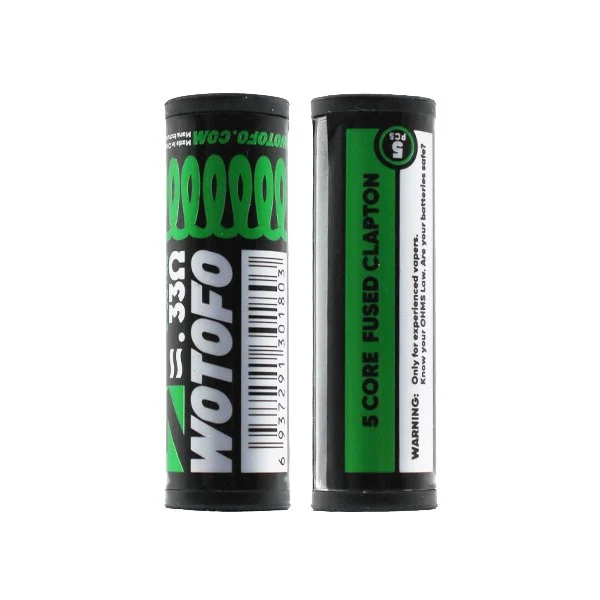 Ni80 5 Core Fused Clapton 5*30+40G / 0.33Ω (5kom) – Wotofo