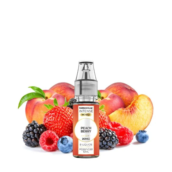 Peach Berry Nic Salts 10ml – Intense by Tornadoliq