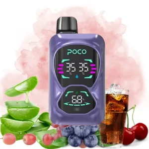 Poco Aloe Grape & Blueberry Cherry Cola Vape