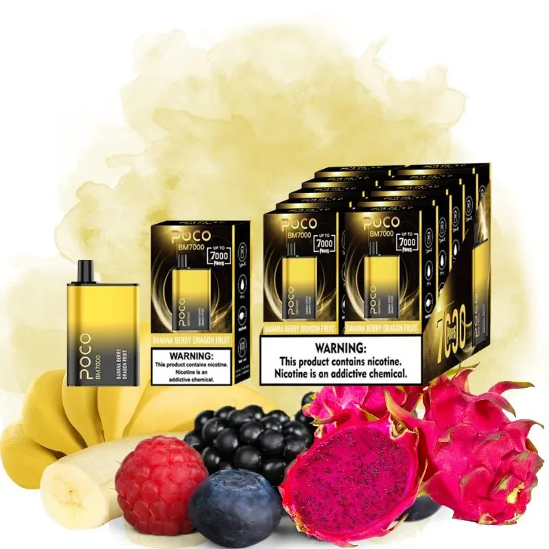 POCO Banana Berry Dragon Fruit okus