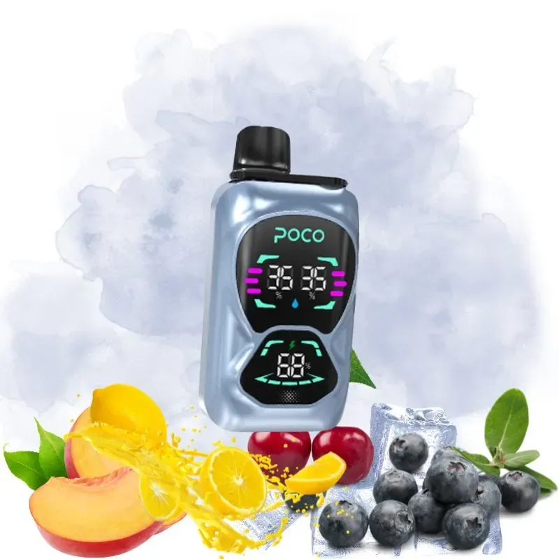 Poco Blueberry Ice & Cherry Peach Lemonade okus