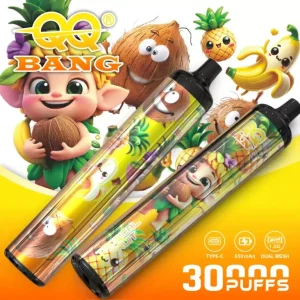 QQ Bang 30000 Puffs – Jednokratni Vape s Kristalnim Dizajnom i Voćnim Okusima - Vapecroatia-Fokusirani na kvalitetnu vape veleprodaju i maloprodaju