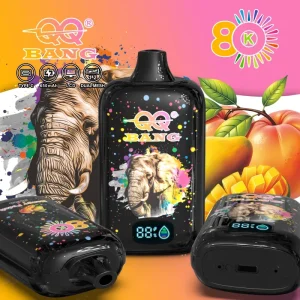 QQ Bang 80000 Puffs – Punjivi Vape s Type-C Brzim Punjenjem i LED Ekranom - Vapecroatia-Fokusirani na kvalitetnu vape veleprodaju i maloprodaju