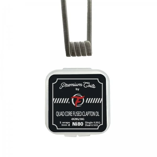 Quad Core Fused Clapton DL Ni80 0.20Ω (10kom) – Fumytech
