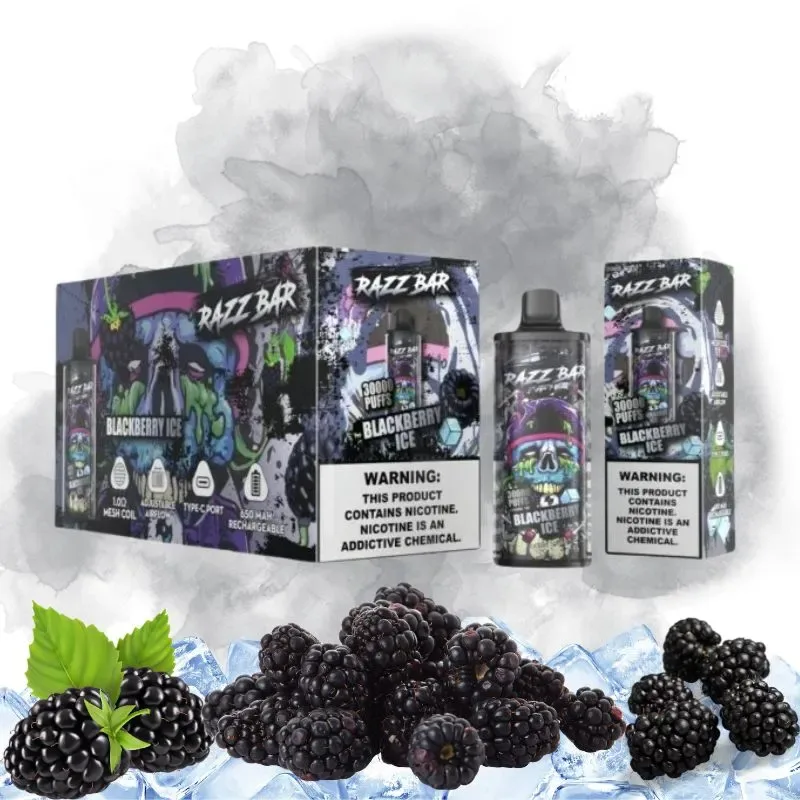 Razz Bar Blackberry Ice okus