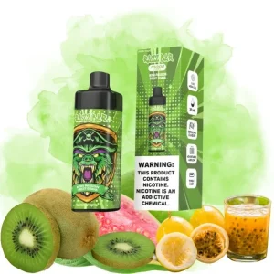 Razz Bar Kiwi Passion Fruit Guava okus