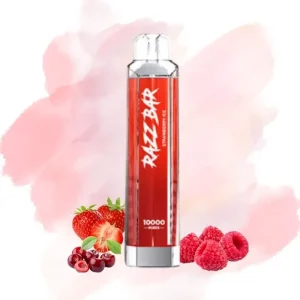 Razz Bar okus Strawberry Raspberry Cherry Ice