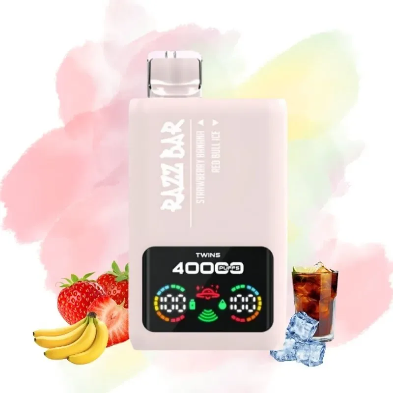 Razz Bar Strawberry Banana & Red Bull Ice Vape