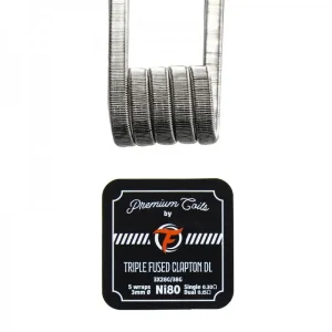 Triple Fused Clapton DL Ni80 0.30Ω New Version (10kom) – Fumytech