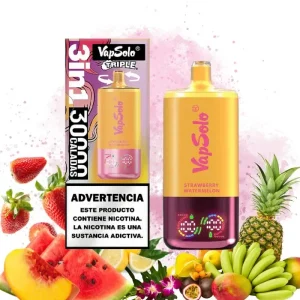 VapSolo okus Tropical Fruit & Strawberry Watermelon & Lemon Peach
