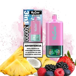 VapSolo Pineapple Coconut & Strawberry Banana & Blue Razz okus