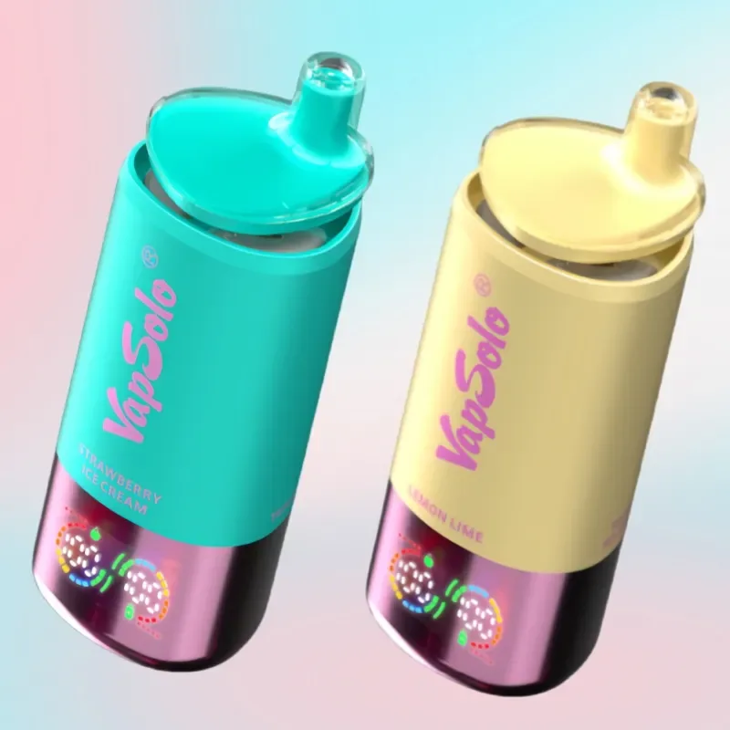 Vapsolo Strawberry Banana & Raspberry Watermelon & Lemon Lime Vape - Image 2