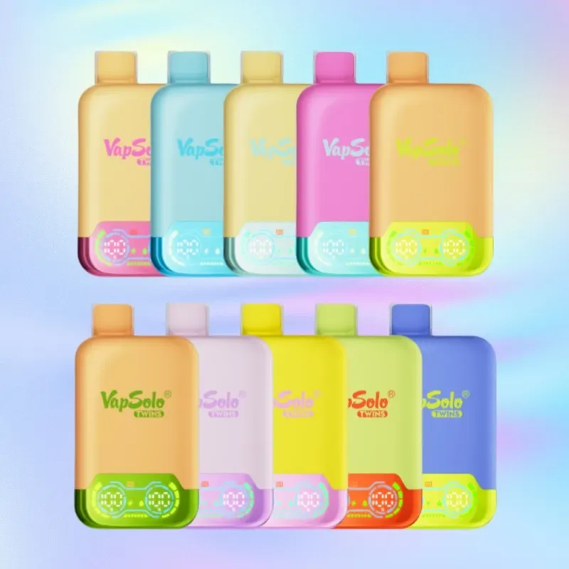 VapSolo Strawberry Raspberry Cherry Ice & Grape Ice Vape - Image 2