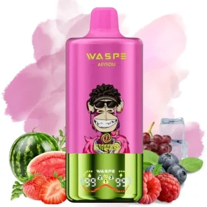 Waspe Strawberry Watermelon &Strawberry Raspberry Candy & Grape lce Vape