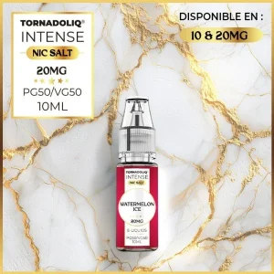 Watermelon Ice Nic Salts 10ml – Intense by Tornadoliq