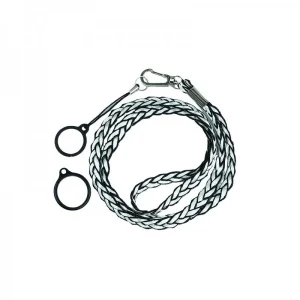 Weave Lanyard With 2 Silicone Rings White (1kom)